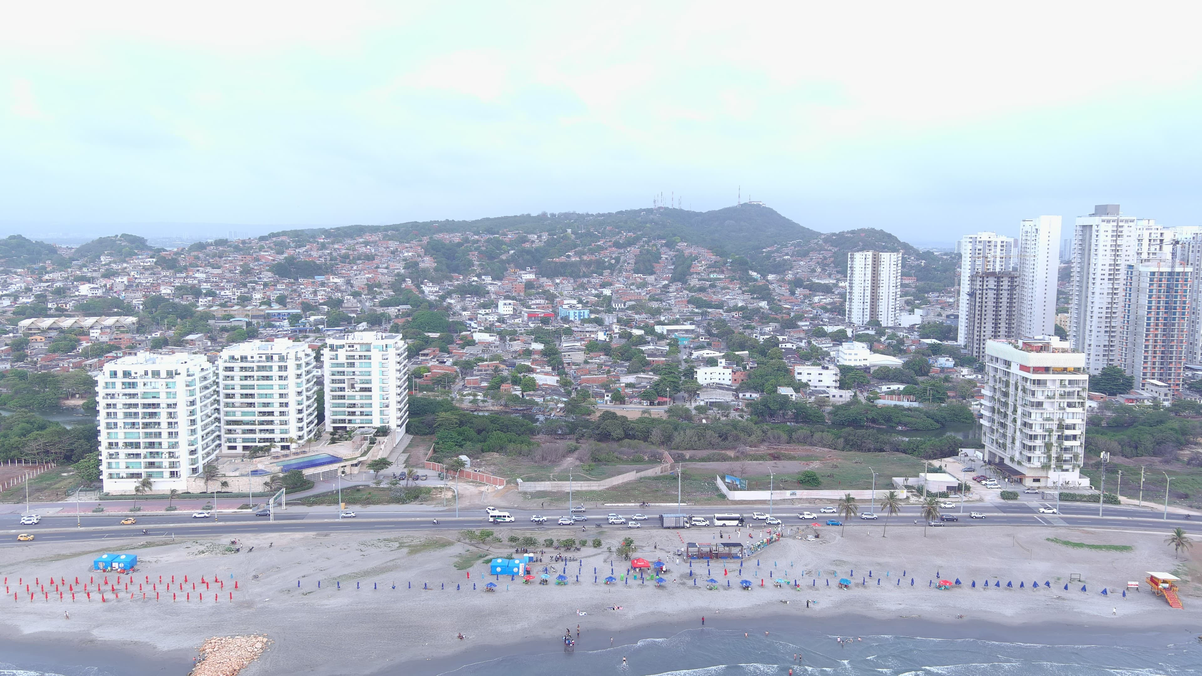 Vista aérea del terreno — Zona Norte, Cartagena de Indias