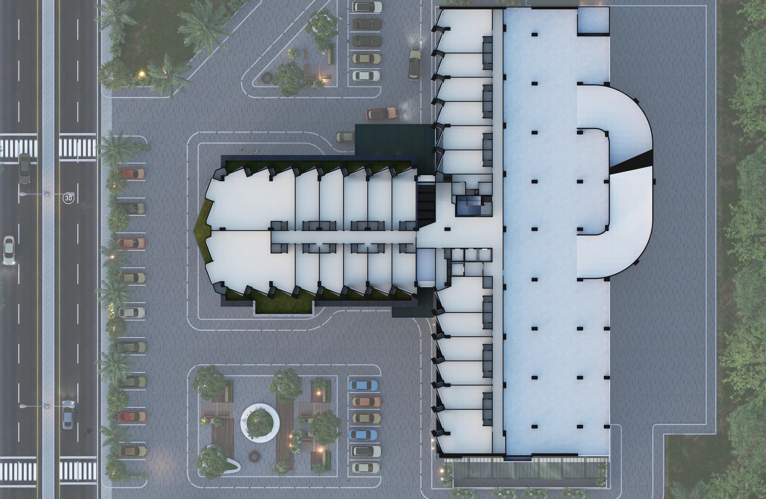 Planta de oficinas